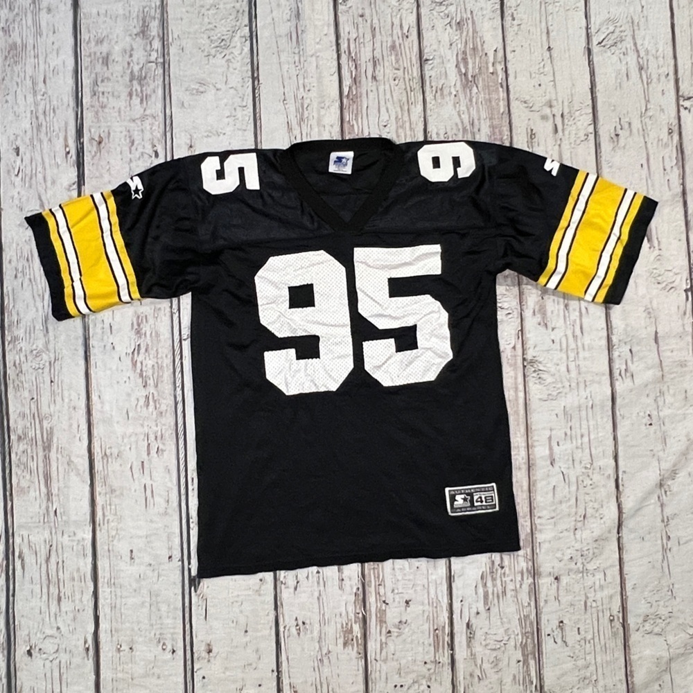 Vintage 90s Greg Lloyd Pittsburgh Steelers Starter NFL Football Sports Jersey